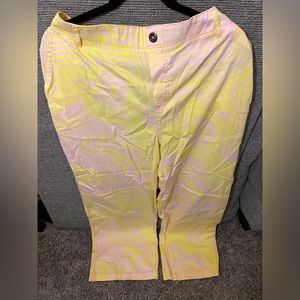 Pink and Yellow Pants Size Large